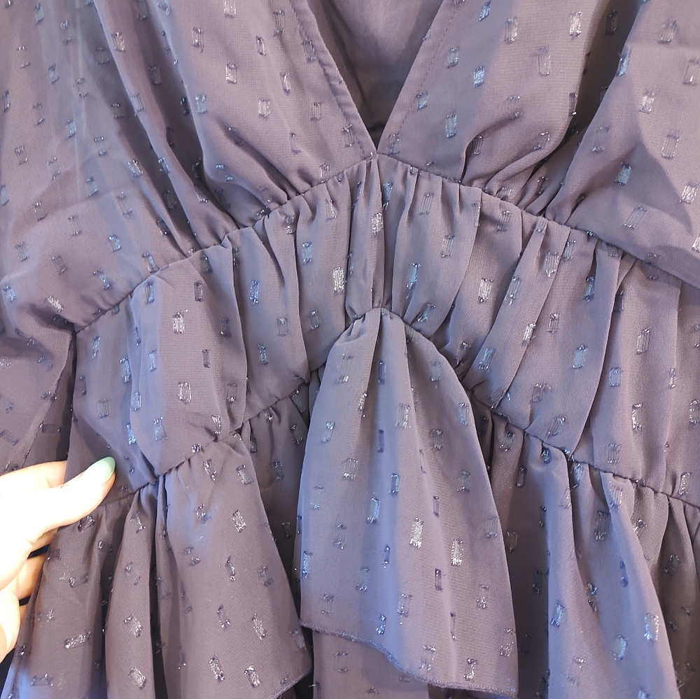 ASOS Ruffle Mini Dress - Picture 4 of 9